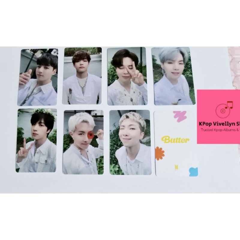 Ready stock LD lucky draw BTS butter M2U Powerstastion PWS PST Jungkook V Jimin Jin RM Suga JHope