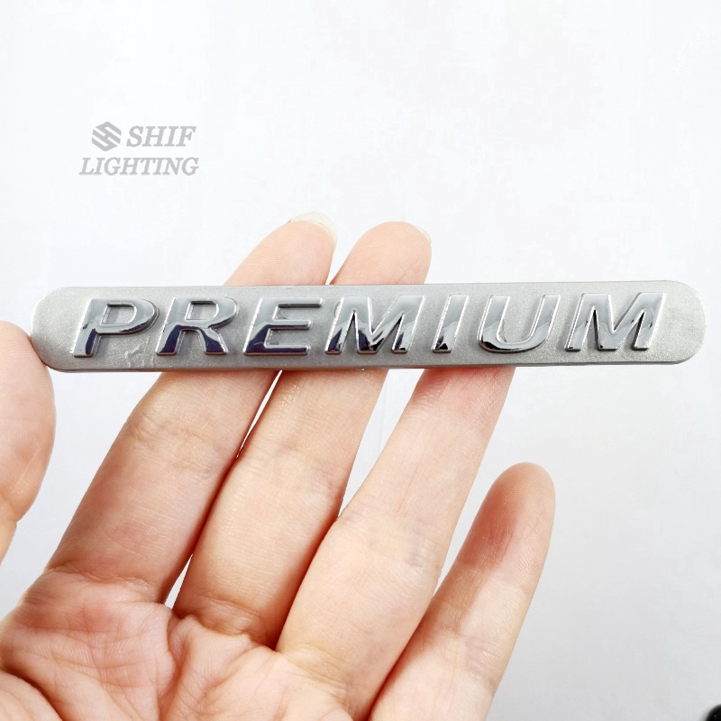 1pc Stiker Emblem Premium Pengganti Bahan Abs Untuk Mobil Universal