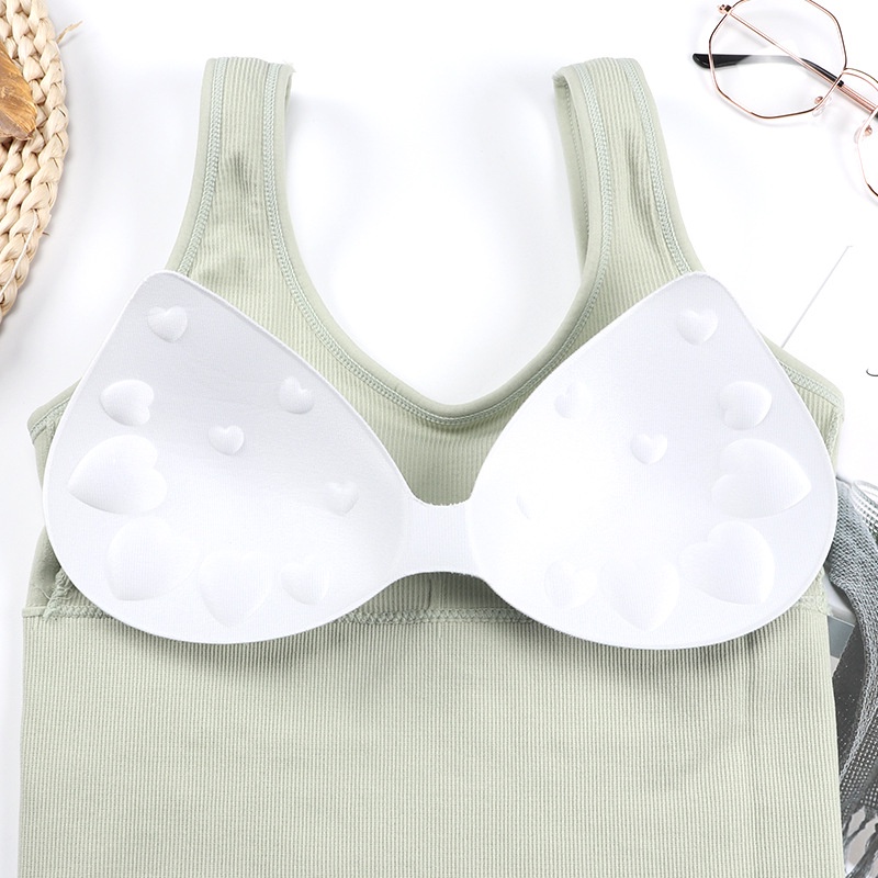 DODORY BRA532 Bra Tanpa Kawat Pakaian Dalam Wanita Polos Motif Bunga Tali Tanktop Crop Bra Olahraga Sportbra Gym