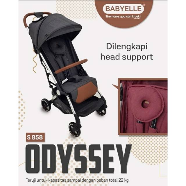 stroller baby elle untuk travelling