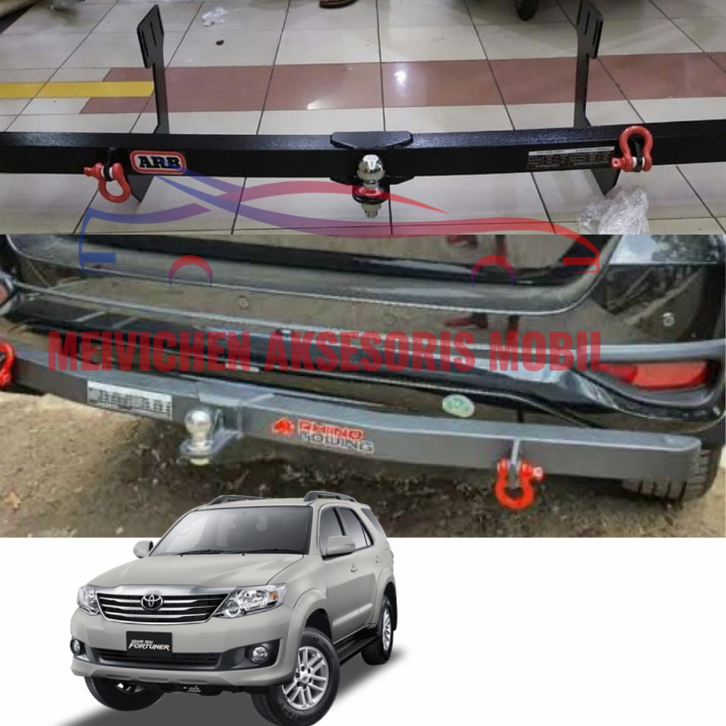Towing ARB Gran FORTUNER Bumper Belakang Besi Model ANTING Full Body