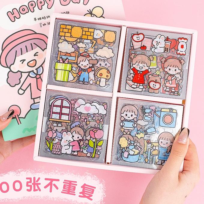 

Sticker Box Stiker Set Aesthetic Dekor Buku Tumbrl Animal 1 Box 100 Lembar