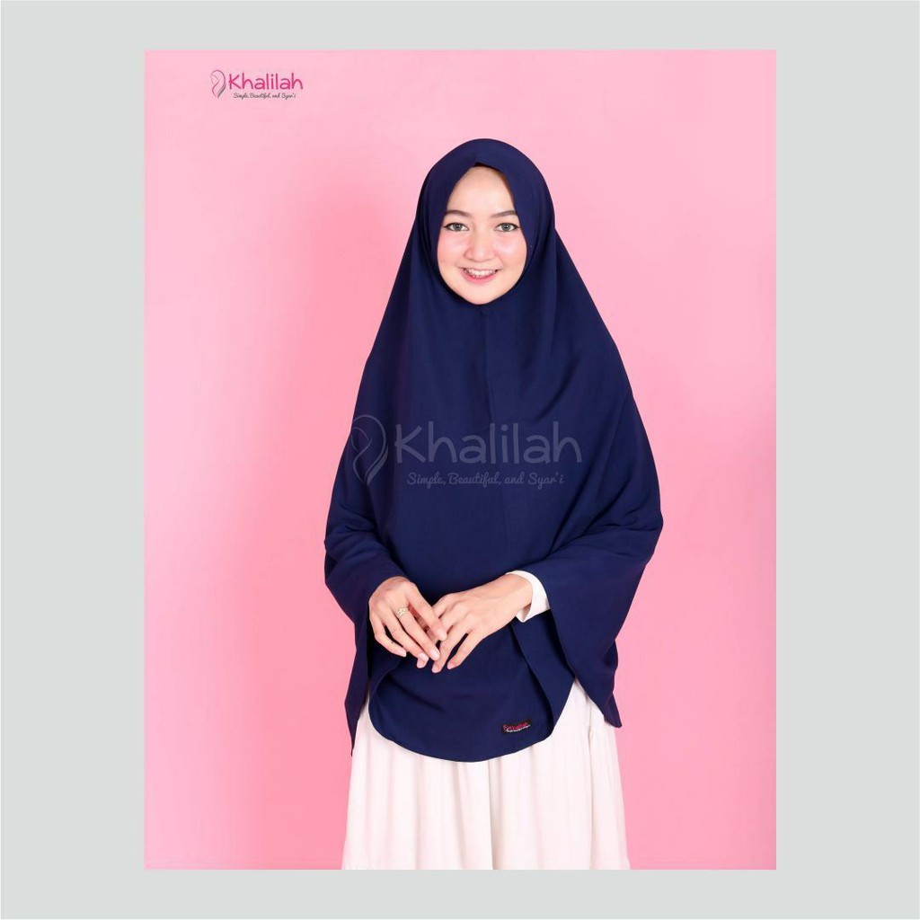 Hijab Instan Muslimah Syar'i Zahira Premium NAVY