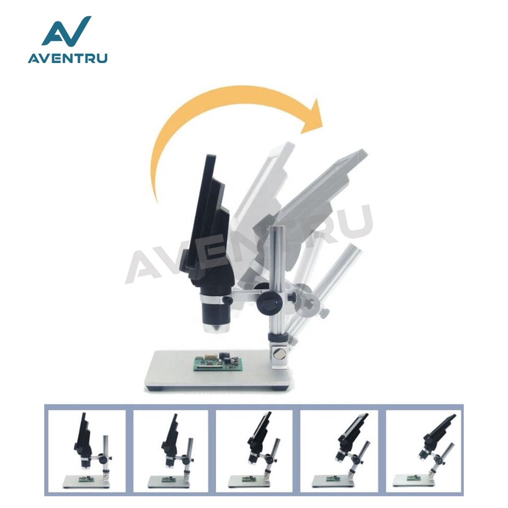 Digital Microscope 7 inch HD LCD display electron microscope 1200X