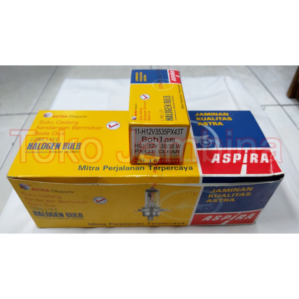 Bohlam Depan Halogen Motor Vixion Byson Verza Scoopy KLX Aspira 12V35W