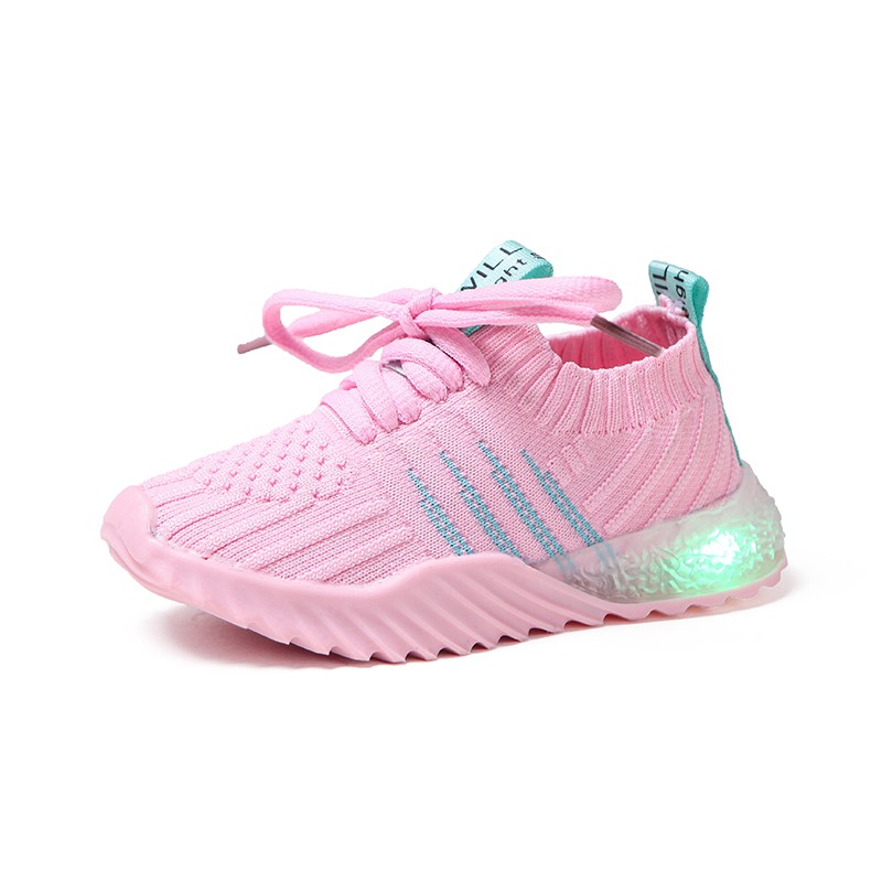 babyfit SUPER PROMO ORIGINALLE sepatu lampu LED anak sekolah import gs-1020rp