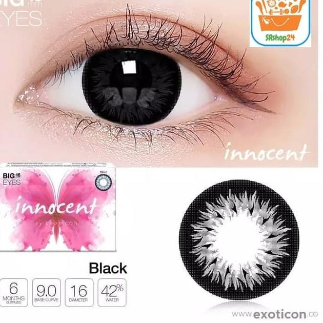 ✧ SOFTLENS X2 INNOCENT 16MM NORMAL GRATIS TEMPAT SOFLEN - Biru ✤
