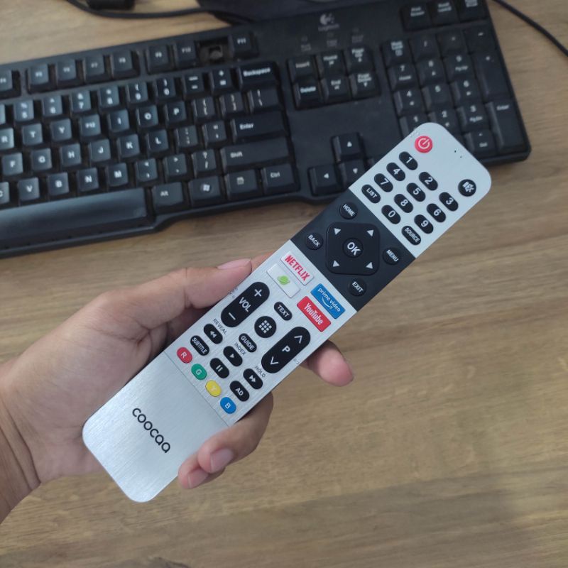 Remote COOCAA Android TV Terbaru Dengan Netflix, Youtube & Prime Video Original 100% - Remote COOCAA
