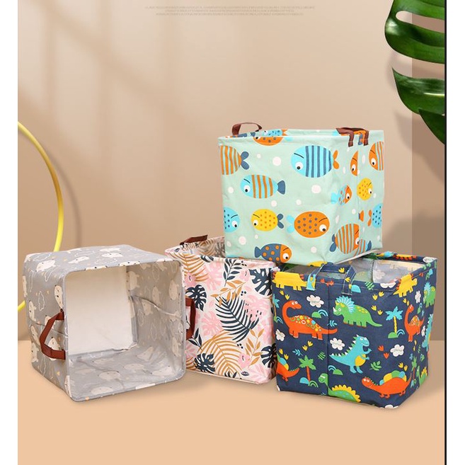 ELFYDO HL0407 Keranjang Laundry Multifungsi Desktop Storage Box Tempat Penyimpanan Boneka Serbaguna