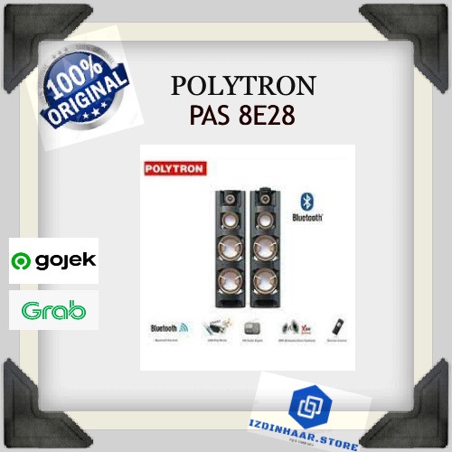 SPEAKER AKTIF POLYTRON PAS 8E28 / PAS8E28 / PAS-8E28 Bluetooth speaker