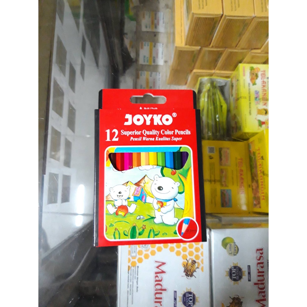

Pensil Warna Joyko Pendek 12