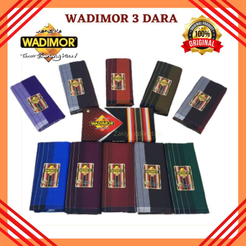 SARUNG WADIMOR 3 DARA |SARUNG TENUN WADIMIR MOTIF TIGA DARA