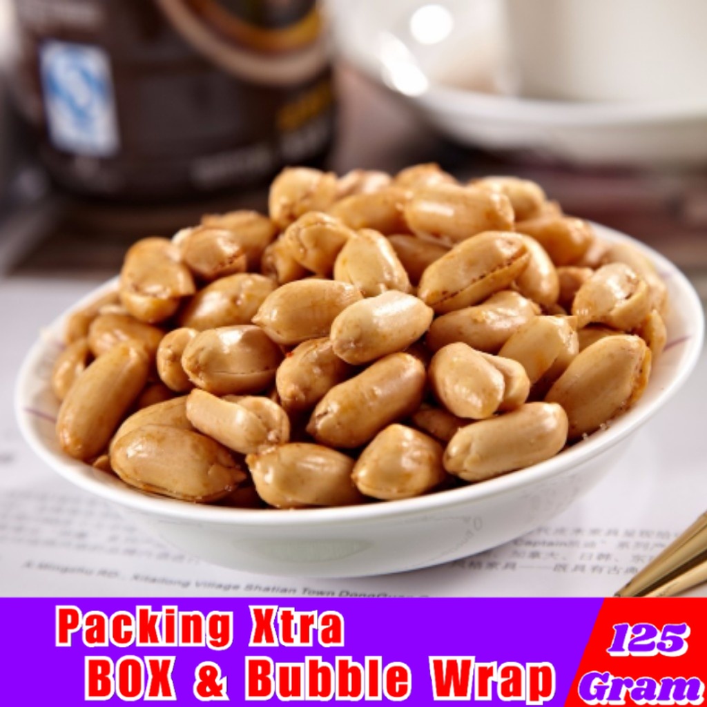 

jajanan Kacang Goreng 125gr Lengkap Dengan Taburan Bawang Goreng - Hufaida Snack