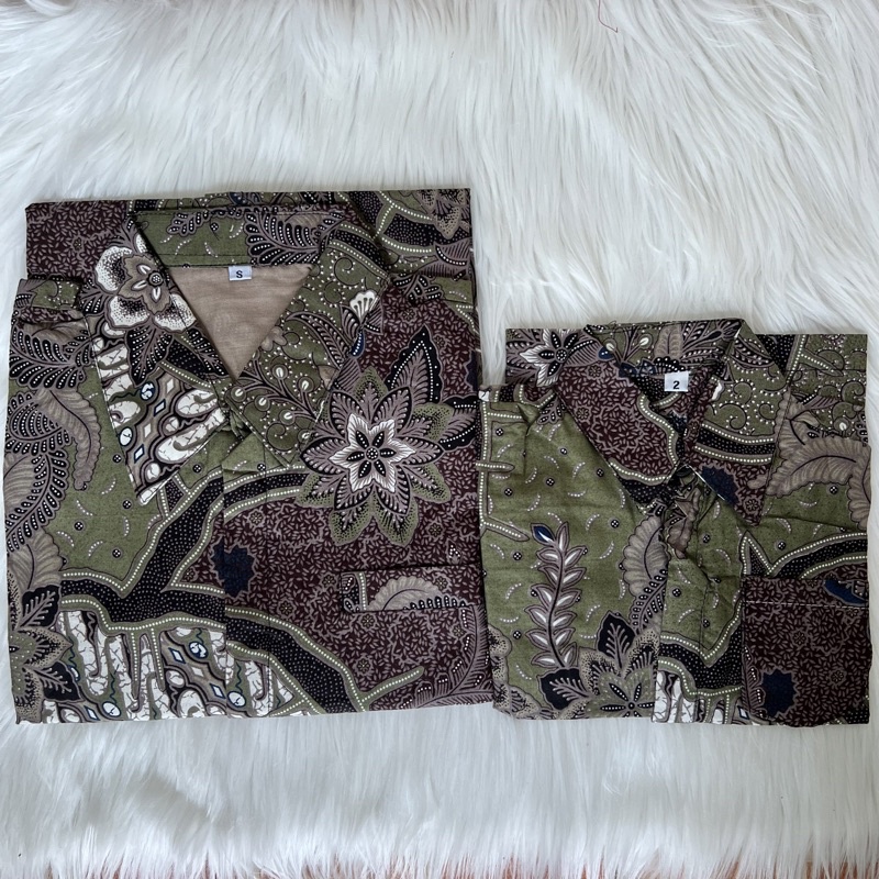 Couple Batik Ayah Anak Premium