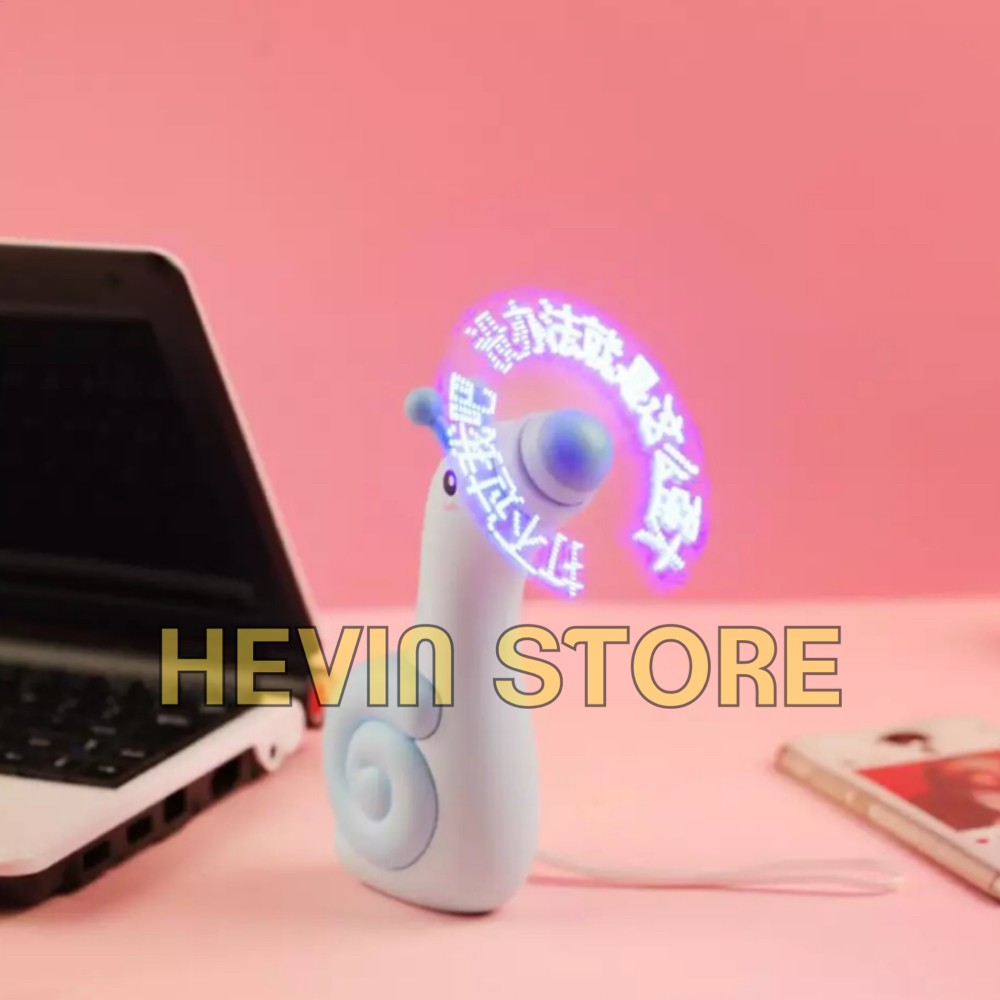 MINI FAN PORTABLE UNIK LAMPU LED TULISAN MANDARIN TERBARU 2019