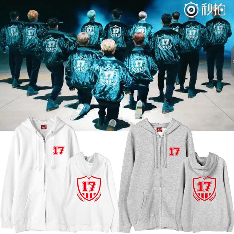 jaket seventeen hoodie seventeen 17 kpop