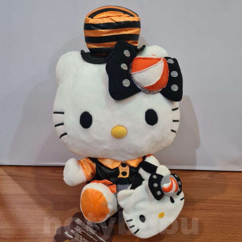 Hello Kitty Bonbons Cafe x Sanrio Halloween Orange Edition Plush Doll