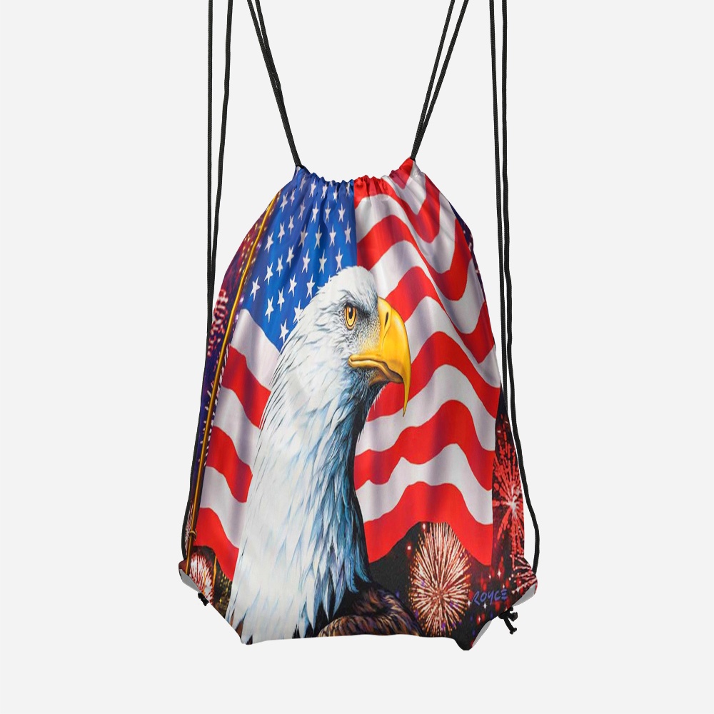 Tas serut / String bag / Tas Punggung AMERICAN EAGLE Full Printing Terbaru Art 1