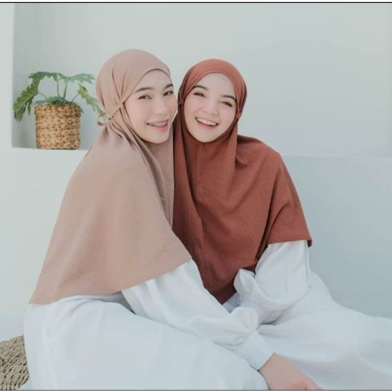 Hijab Daily Bergo Cringkle airflow