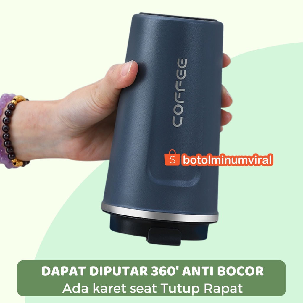 Tumbler Mug Stainless Thermos Coffee Gelas Kopi Portable 380ml Termos Premium