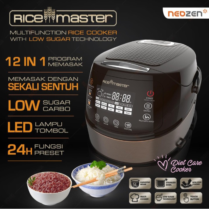 PROMO RICE MASTER low carbo rice cooker