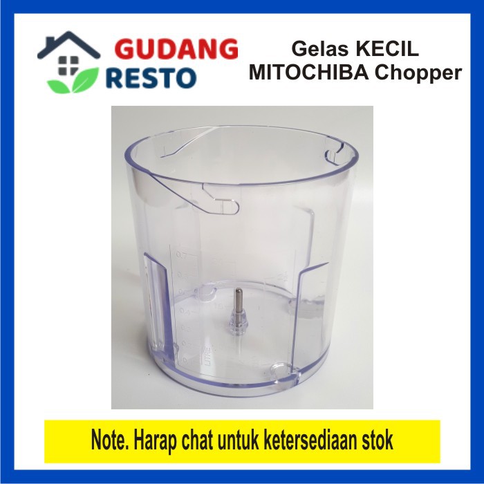 Gelas / Jar Kecil 0.7 L Sparepart Mitochiba Chopper CH 100 atau CH 200