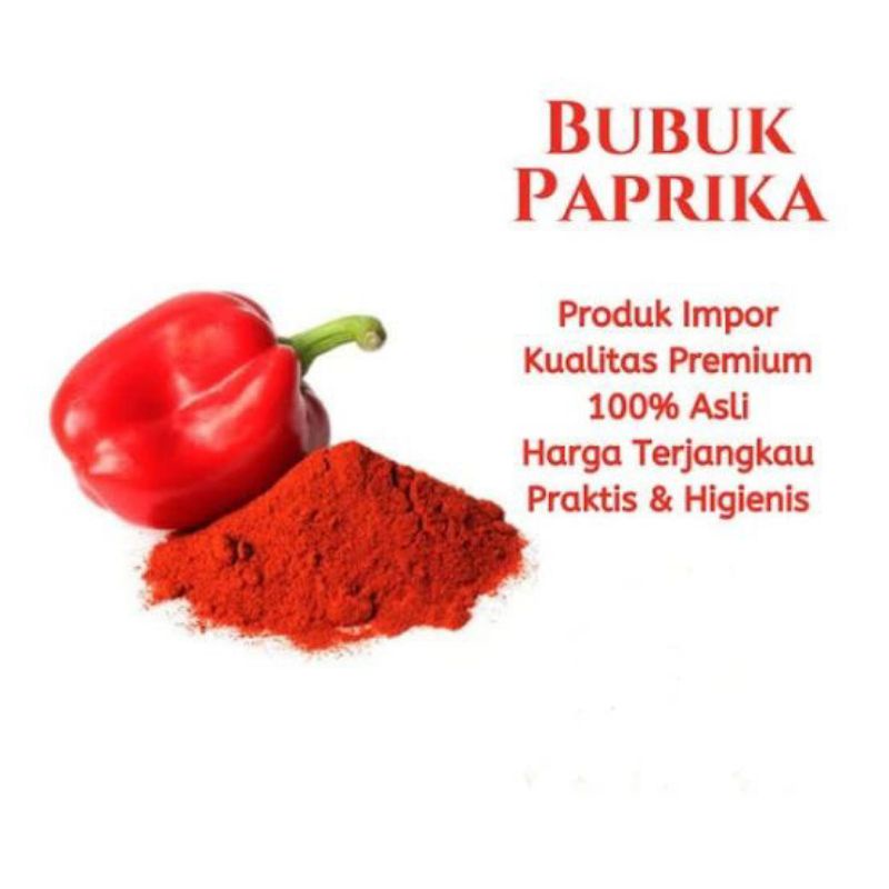 

Paprika Powder Paprika Merah Bubuk Kemasan Ekonomis Bumbu Masak Simple