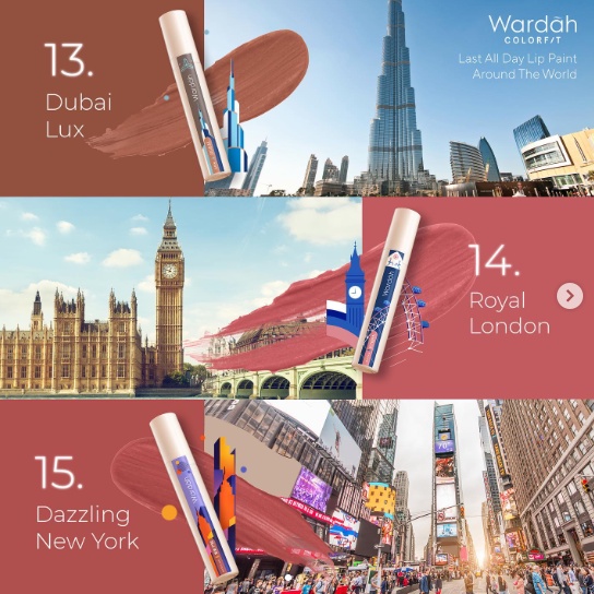 Wardah Colorfit Lip Paint Around the World - Lip Cream