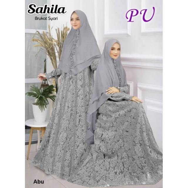 Gamis Pesta Muslimah Brukat Sahila Gamis Brukat Muslimah Pesta Kondanga