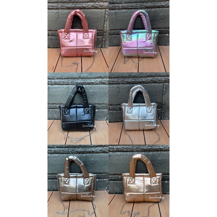 PUFFY KAREN HOLOGRAM l TAS SELEMPANG WANITA - SEVENTEENBAGS SVN17306