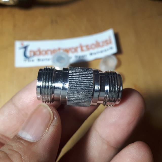 Konektor Converter Konverter Barel N Female to N Female High Grade Copper