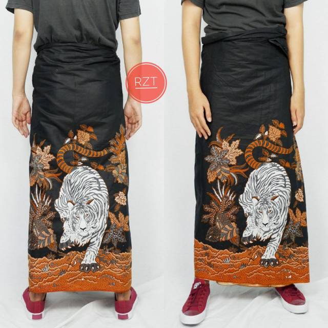 SARUNG BATIK PUTRA MACAN PUTIH