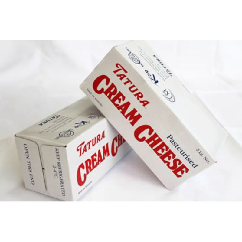 

cream cheese tatura krim keju creamy neufchatel 2kg , (kemasan Dus Rusak tapi Masi nempel dusnya)