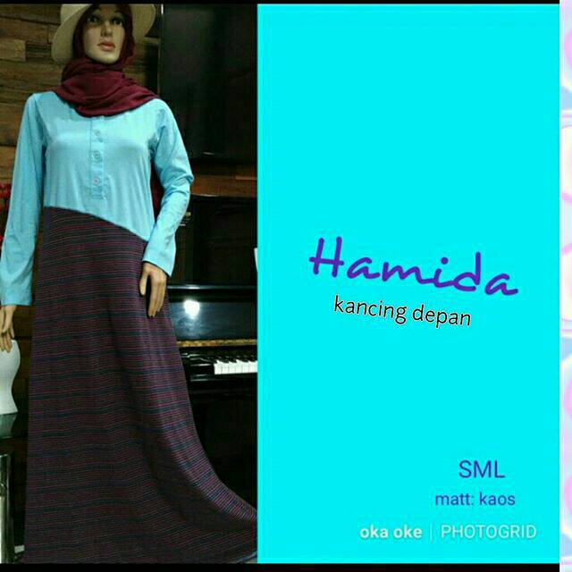 Hamida gamis dewasa Oka Oke