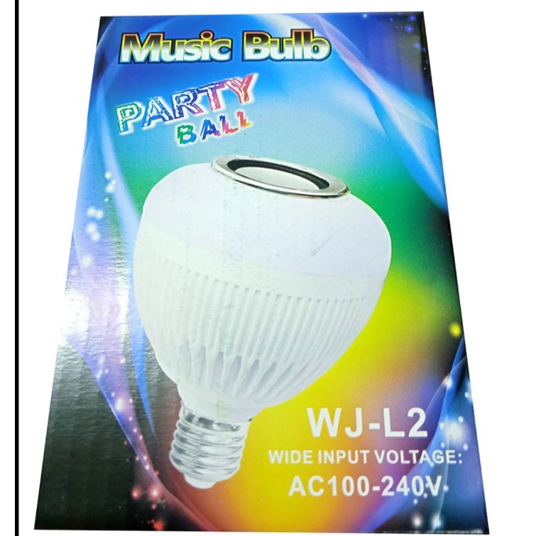 Bohlam Led RGB 6W with Speaker Bluetooth