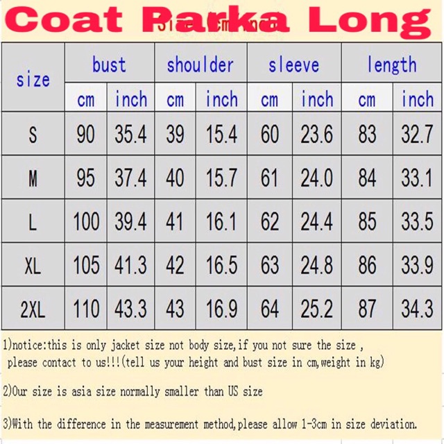 IMPORT MOLLAD Coat Parka Long Jaket Coat Mantel Parka Bulu Musim Dingin Winter