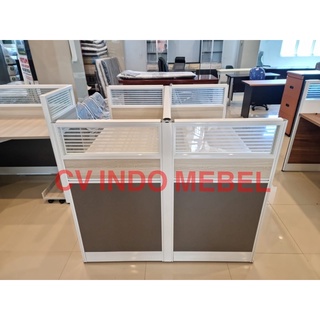 Jual meja kantor partisi meja kerja sekat meja partisi minimalis work