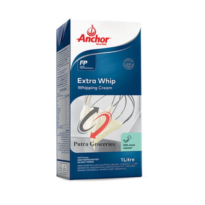 

Krim- Anchor Extra Whipping Cream 1Lt / Anchor Whipping Cream 1Lt -Krim.