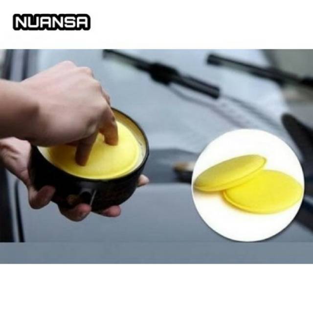 Nuansa - Applicator Pad Busa waxing Busa Poles Microfiber mobil motor