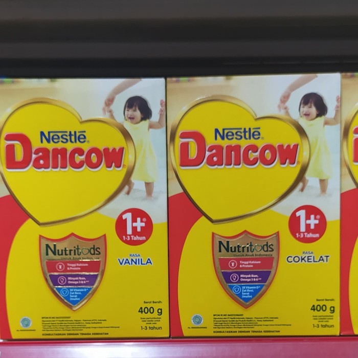 

Susu Dancow Nutritods 400gr 1+ 2 varian rasa Vanilla dan Coklat Toddler Milk Nutrition