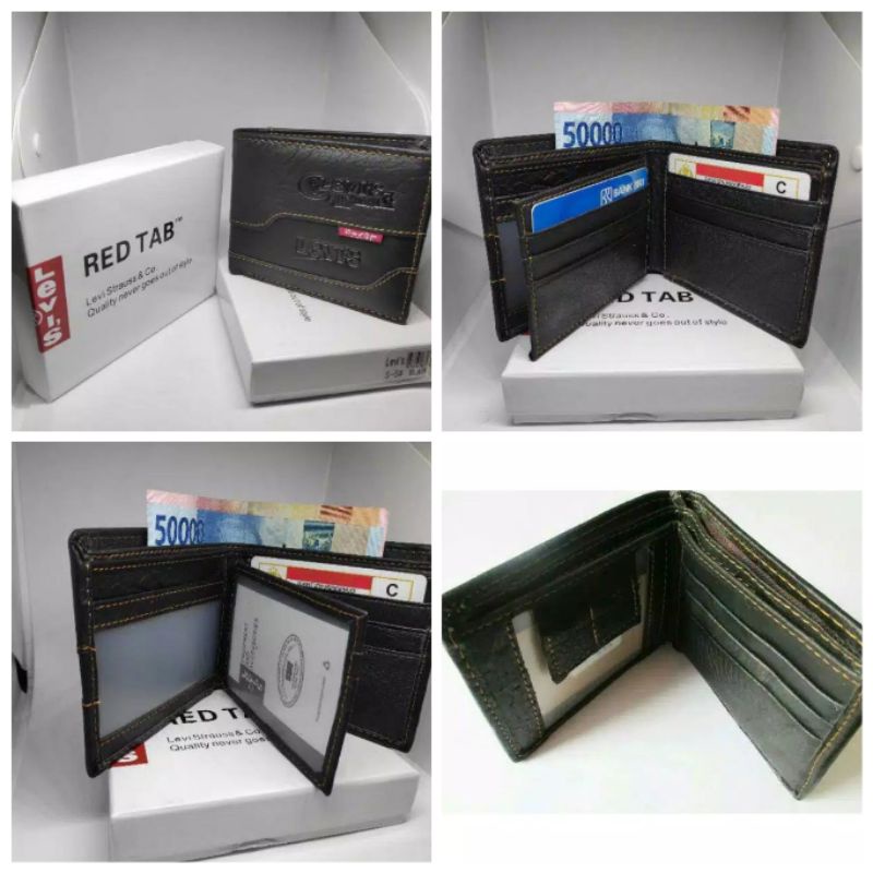 Dompet Kulit Pria 100% ORIGINAL Kulit Asli Garut / Dompet Kulit Asli 100% Kulit Sapi TAHAN API Kulit