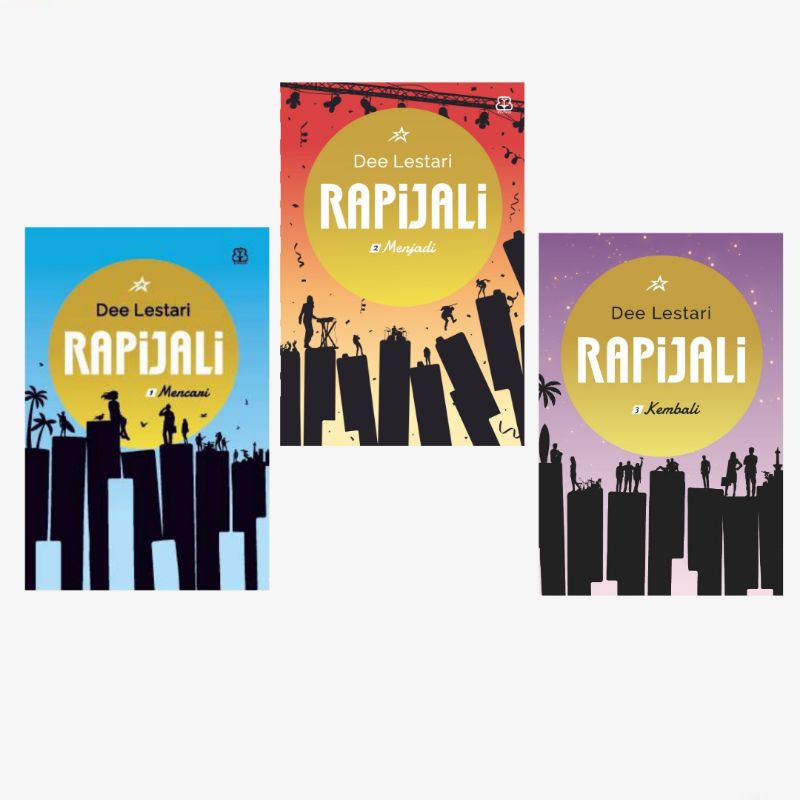 NOVEL RAPIJALI 1 / RAPIJALI 2 / RAPIJALI 3 - DEE LESTARI (ORIGINAL)
