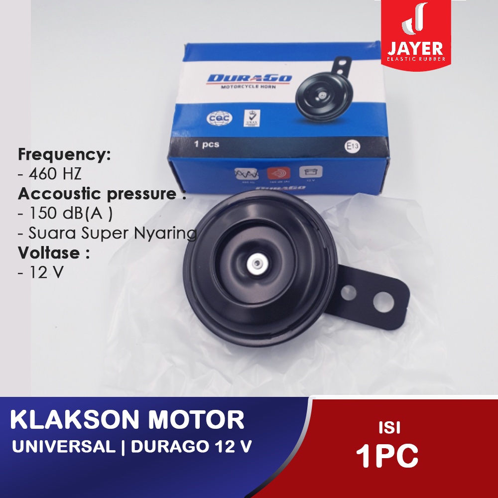 Klakson Motor Universal 12V 150dB( a ) Suara Super Nyaring - Durago