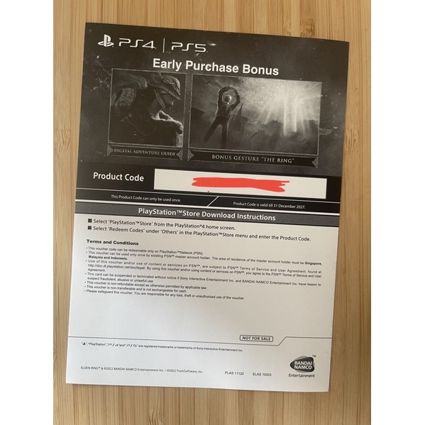 DLC PS4 PS5 Game - Elden Ring DLC PO Pre Order