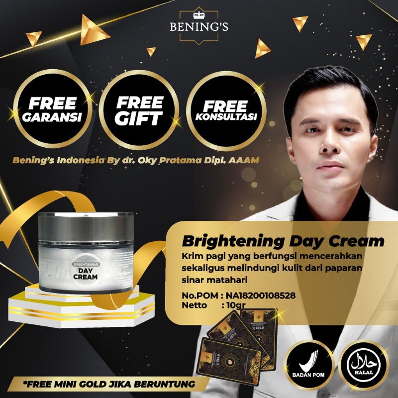 DAY CREAM BENINGS SKINCARE DR. OKY PRATAMA