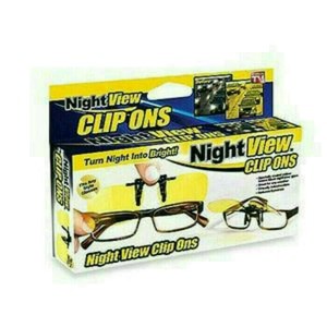 Clip On Kaca Mata Night View Into Bright 100% UVA&amp;UVB Protection