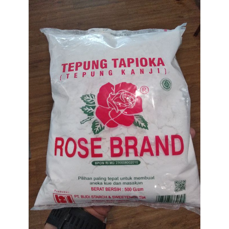 

Tepung Tapioka ( Tepung Kanji ) Rose Brand 500 gr Ori TERMURAH!!