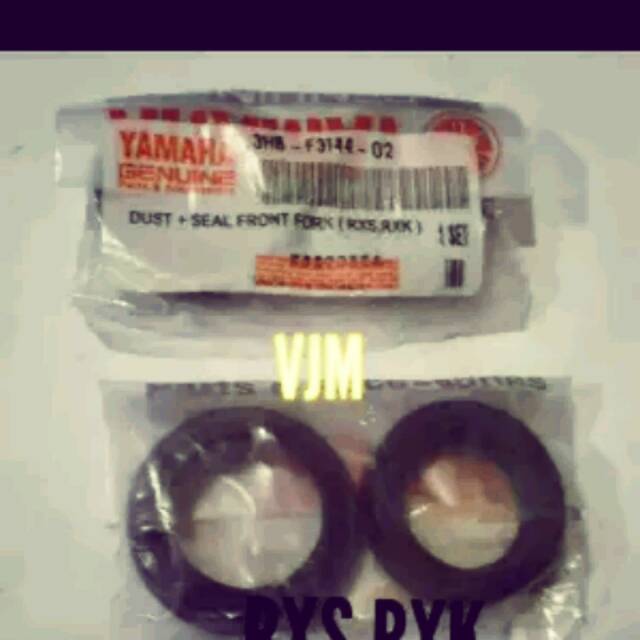 SEAL SIL SHOCK SHOK DEPAN + TUTUP ABU RX KING RXS RX K THUNDER 125 YAMAHA ORI