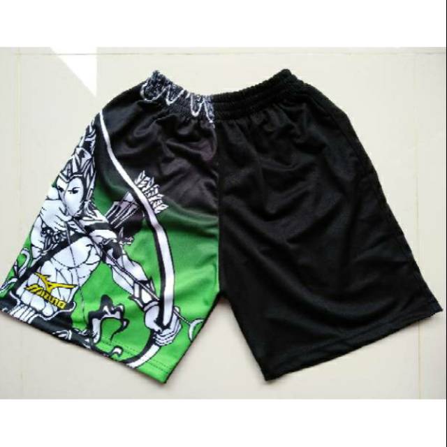  Celana  voli volly  mizuno printing  motif wayang werkudara 