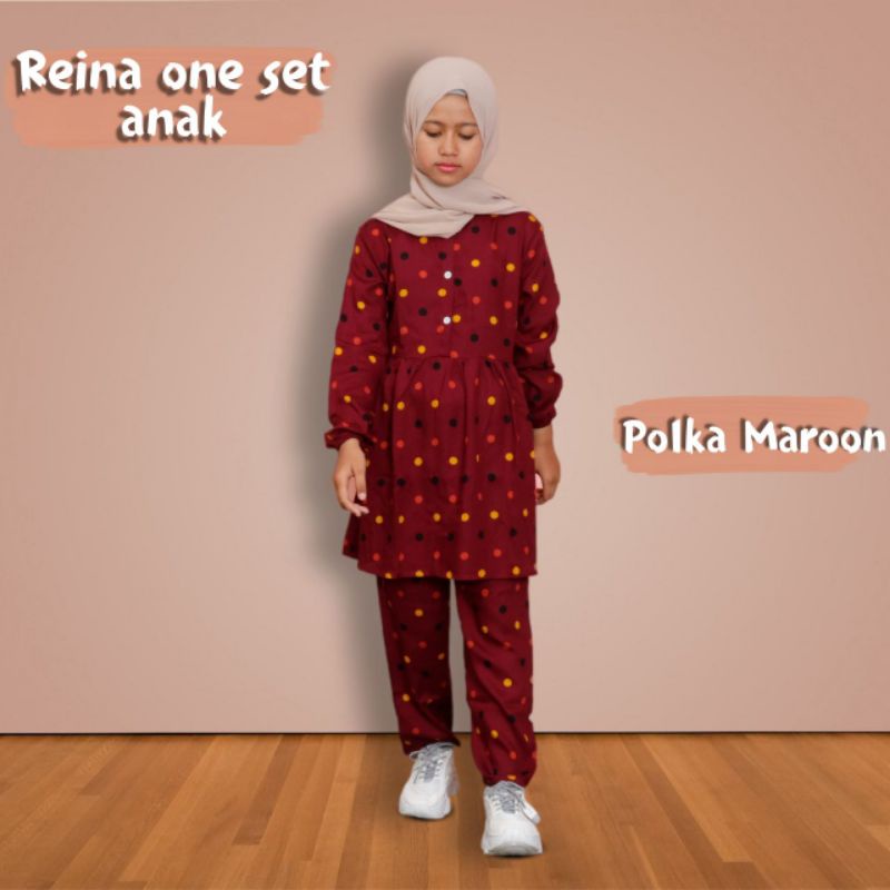 BAJU SETELAN RAYON ANAK PEREMPUAN TERBARU 2023 / SETELAN MUSLIM ANAK PEREMPUAN / ONE SET RAYON ANAK 12 TAHUN / SET TUNIK ANAK